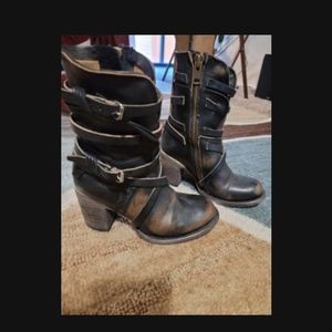 Chunky Heeled Boots
